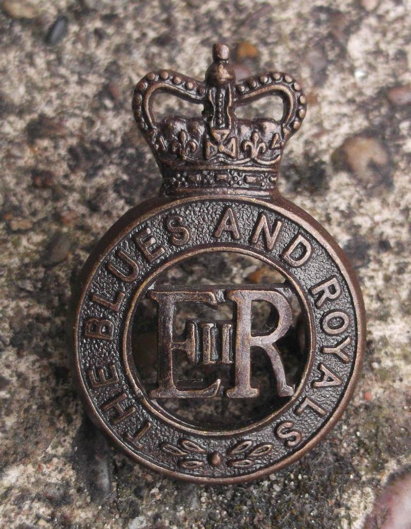 British Army Blues and Royals EIIR Cap Badge