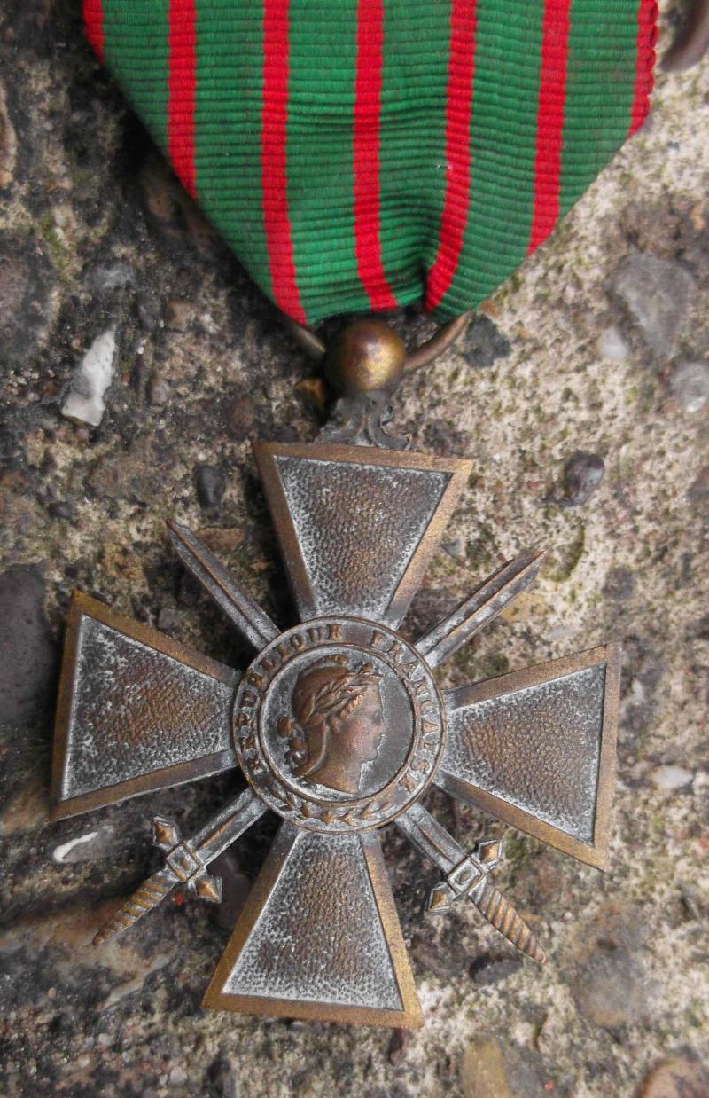 French WW1 Croix de Guerre Medal Great War France