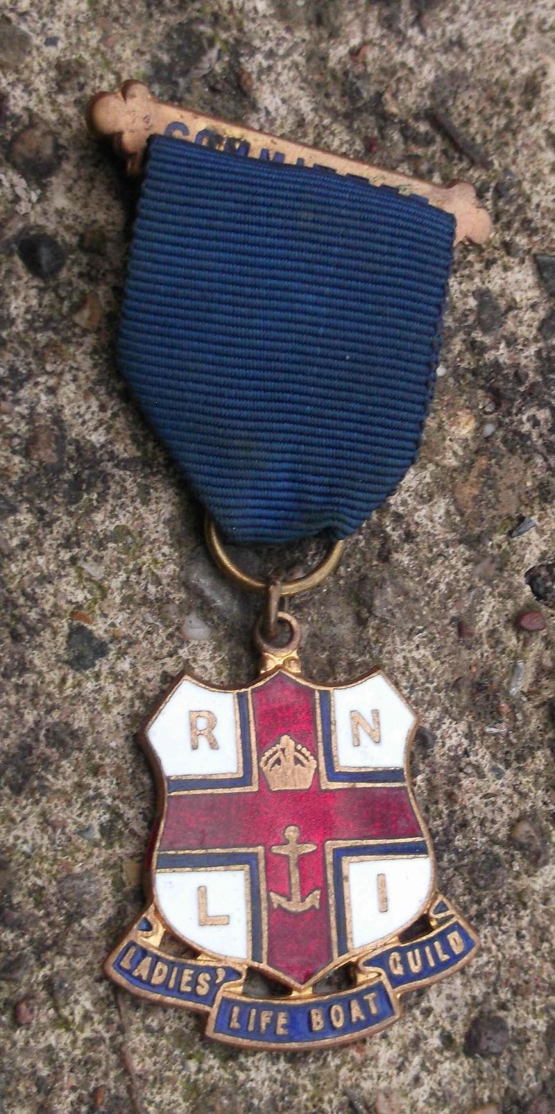 British Ladies Lifeboat Guild RNLI Medal Committee Level