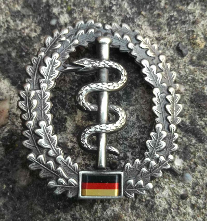 Bundeswehr West German Army Medical Units Beret Badge