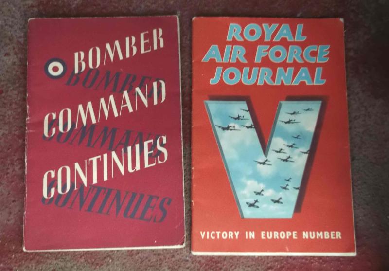 RAF WW2 History Annuals Pair Victory Journal and Bomber Command