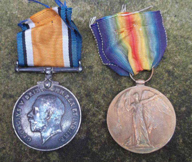 British Royal Navy WW1 Medal Pair J.E. Kennedy