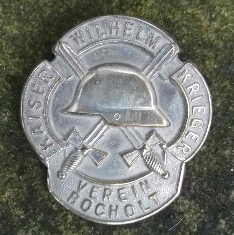 German WW1 Tinnie Bocholt Veterans Commemorative