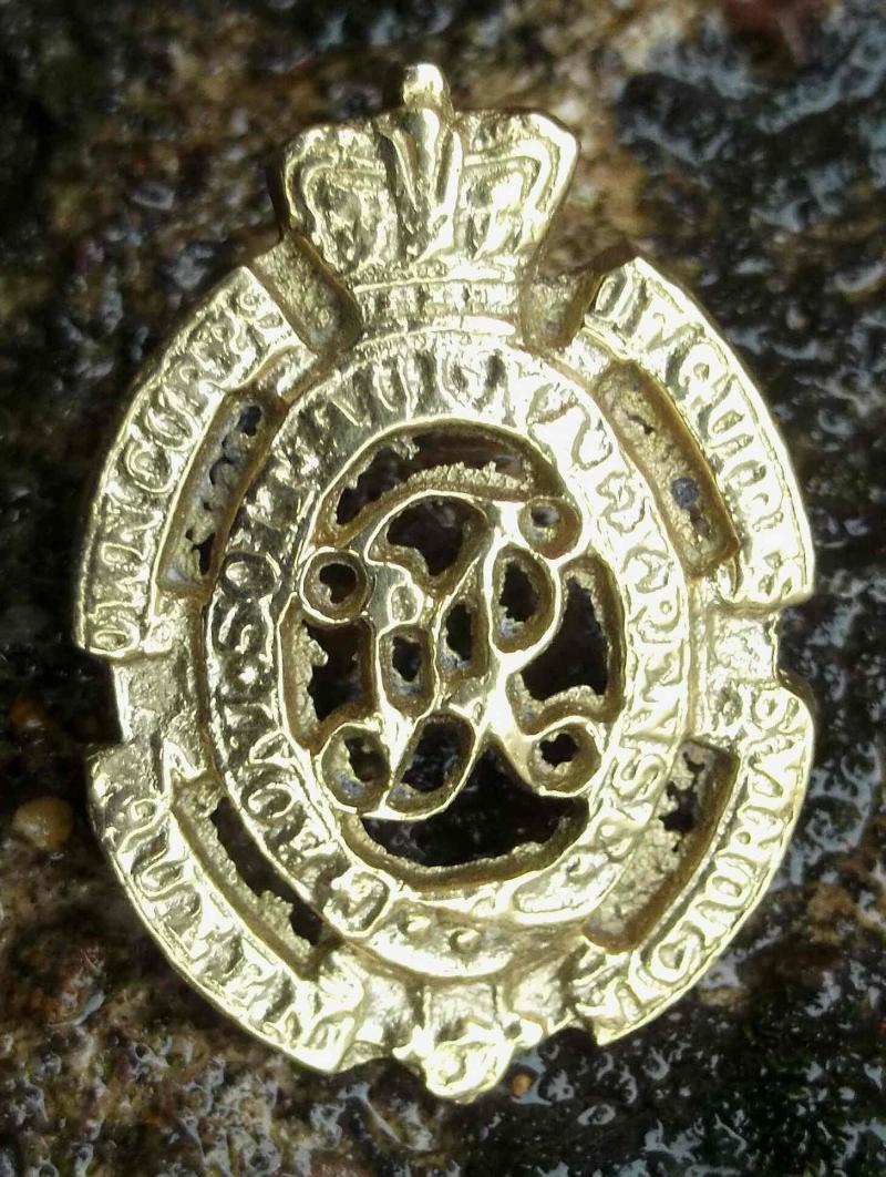 British India Army Queen Victoria's Own Corps Of Guides Bazaar Cap Badge