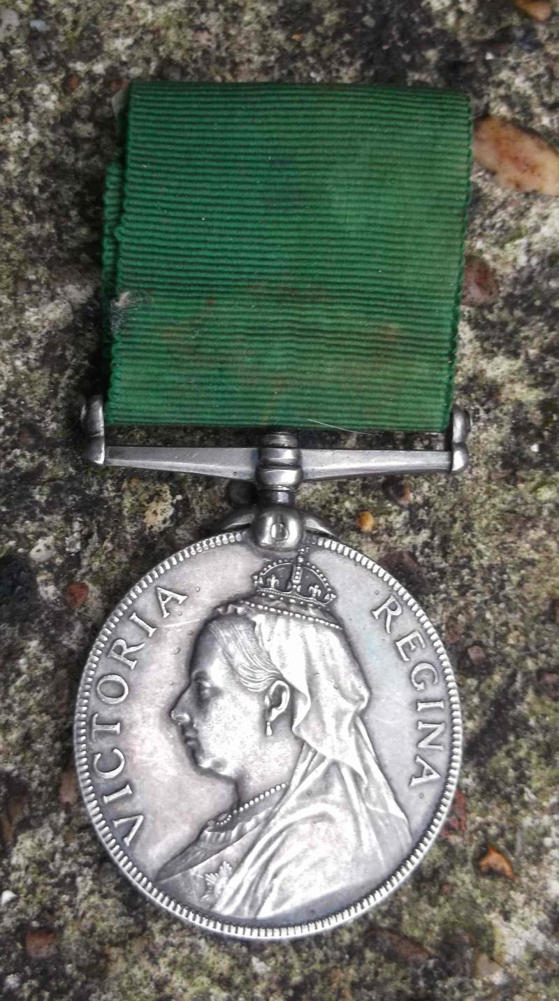 British Army Victorian Long Service Medal Volunteer Force