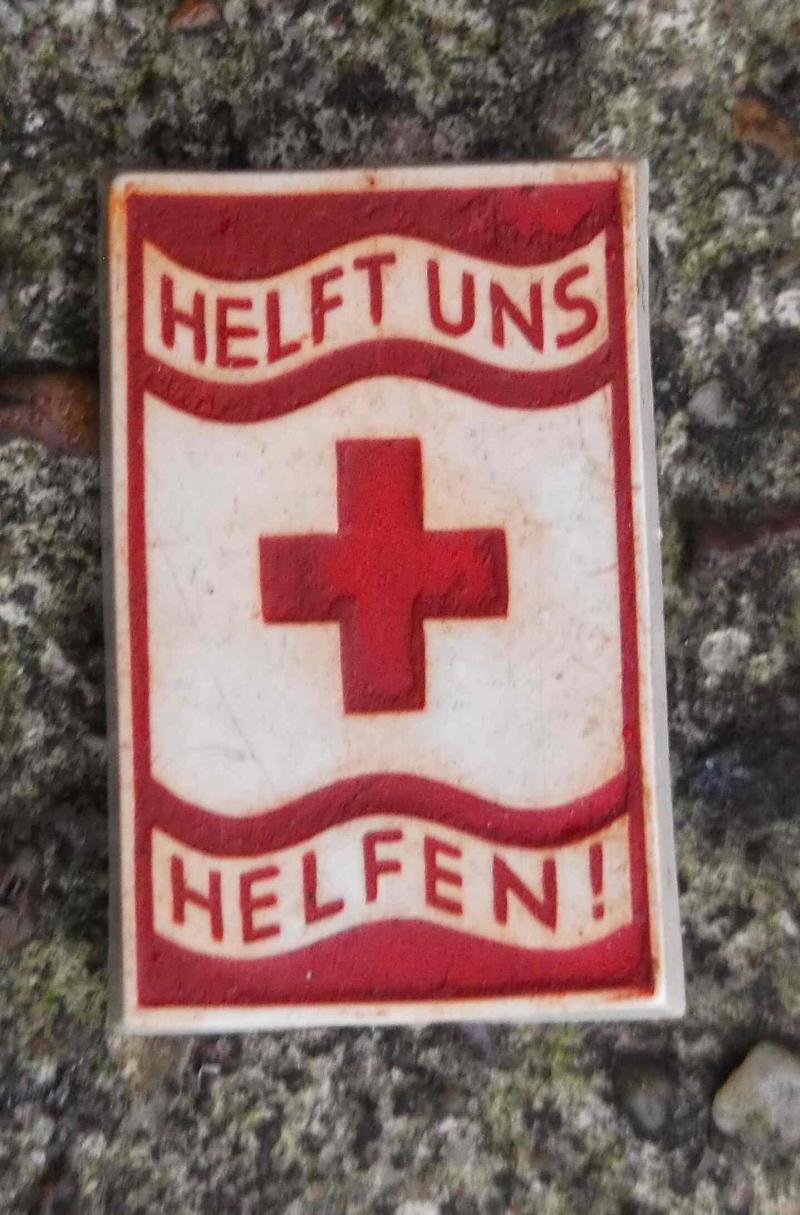 German Red Cross WHW Pin Badge Tinnie Third Reich