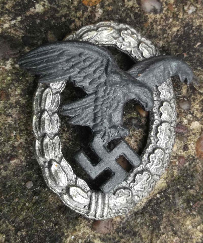 German Nazi Era Luftwaffe Pilots Badge Reproduction