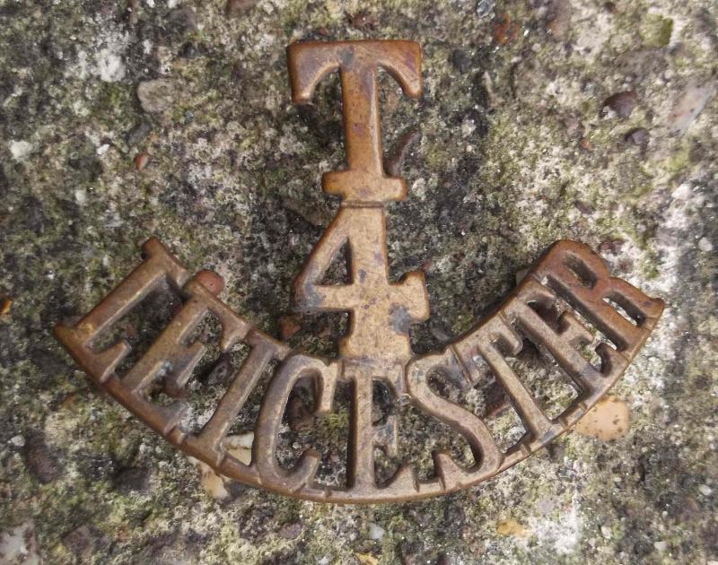 British Territorial Army Shoulder Title Leicestershire Regiment