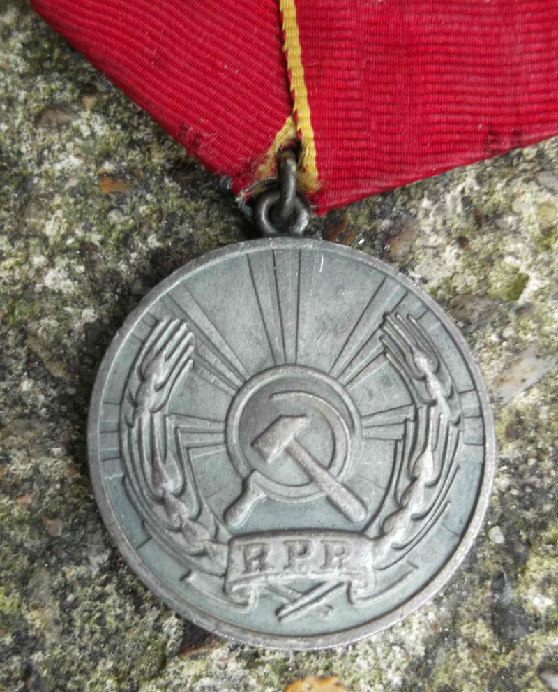 Romanian Communist RPR Labour Merit Medal Romania