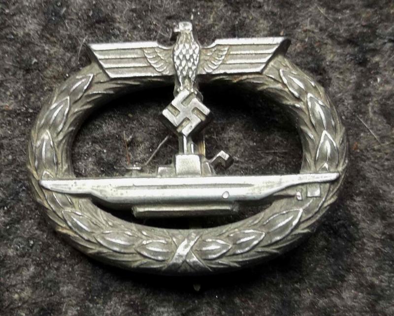 German Navy Third Reich Submarine U Boat War Badge