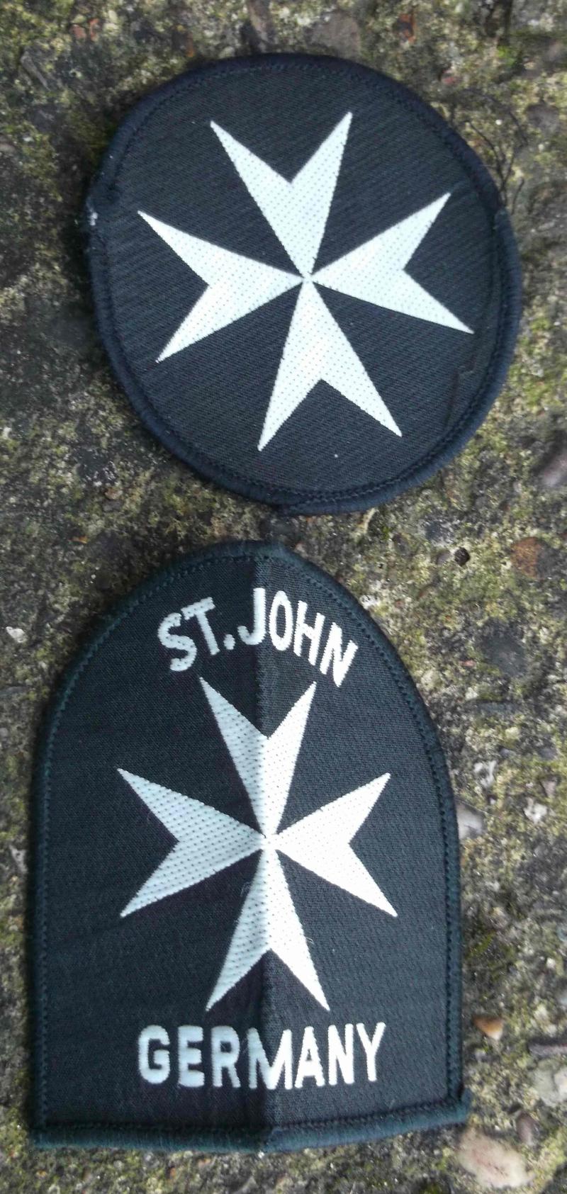 British St Johns Ambulance Brigade Germany Cold War Patch