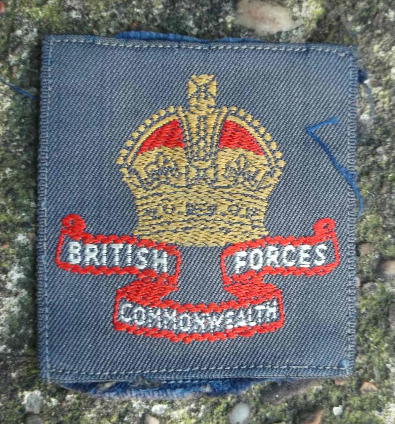 British Commonwealth Occupation Force Sleeve Patch