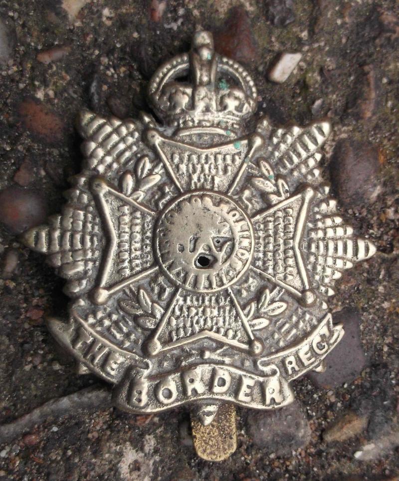 British Army Border Regiment Cap Badge Kings Crown