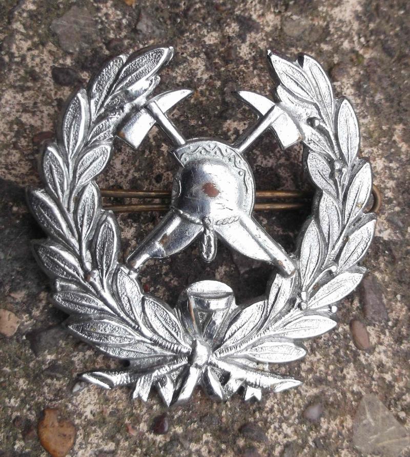 Vintage British Company Fire Service Uniform Badge