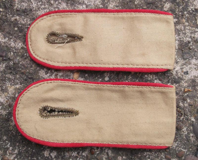 German WW2 Afrika Korps Epaulettes Pair Reproduction
