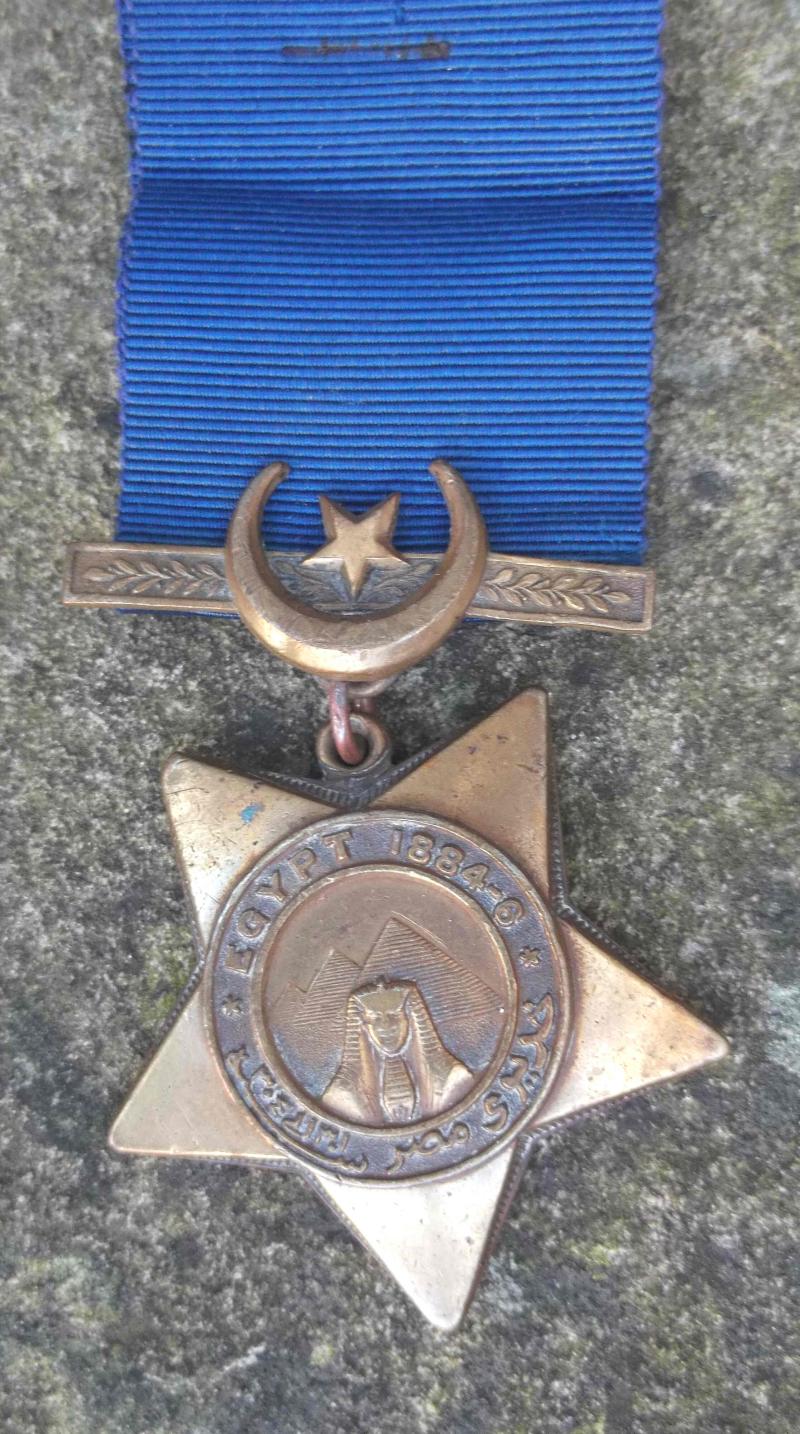 Khedive's Star 1884-6 Bronze Victorian Era Egyptian Campaign Medal
