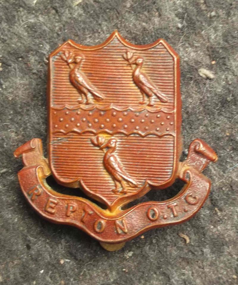 British Repton School OTC Cap Badge Army Officer Training School