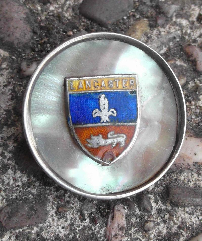 British Lancaster Sweetheart Style Emblem Brooch