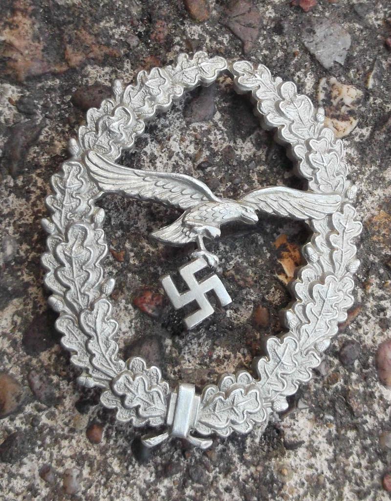 German Luftwaffe Shooting Award Badge Third Reich