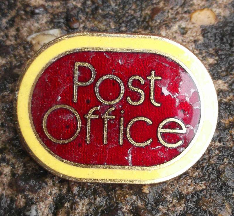Vintage British GPO Badge General Post Office Uniform Emblem