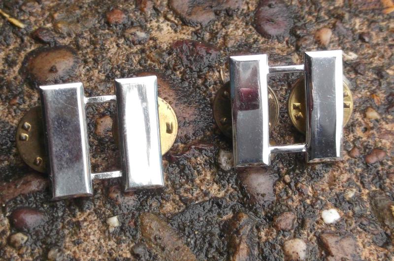 USA Army Captain United States Officer Collar Rank Badges Pair