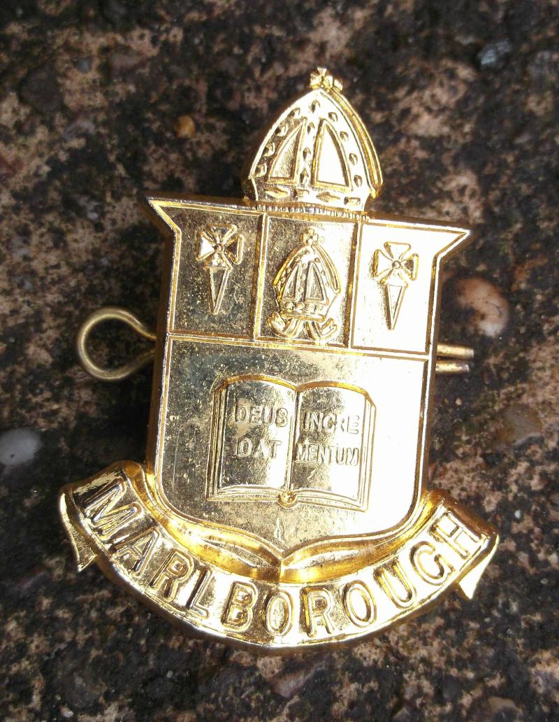 British Marlborough College Combined Cadet Force Cap Badge