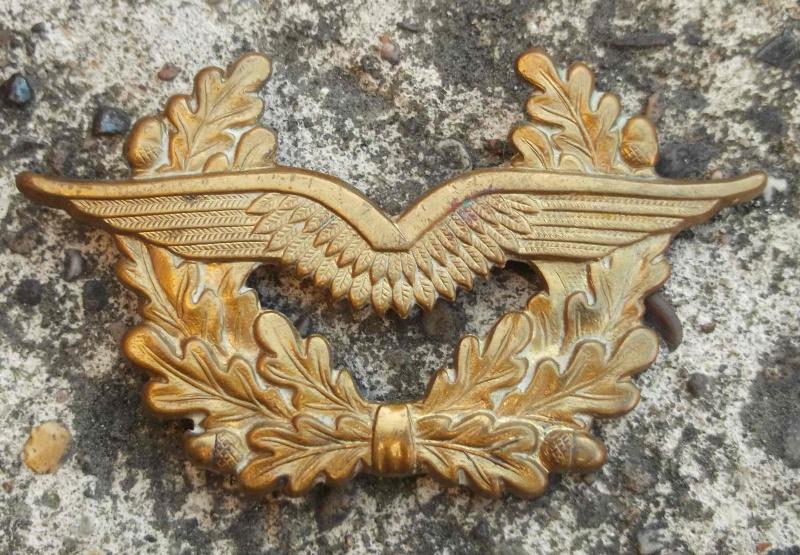 West German Cold War Air Force Cap Badge Federal Republic