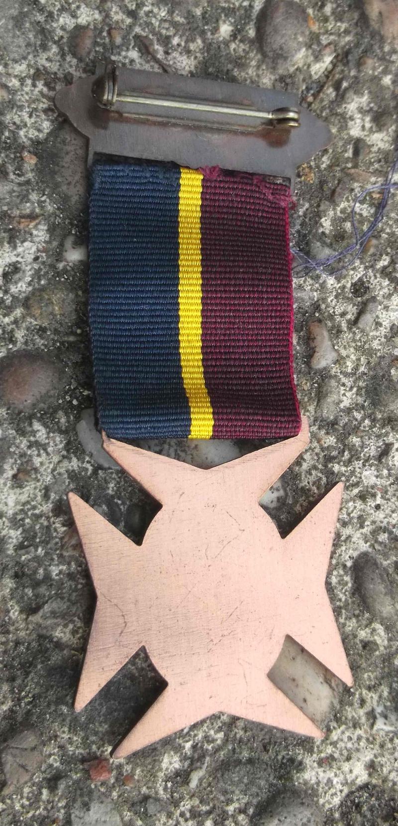 British Anglican Church's Youth Organisation Medal