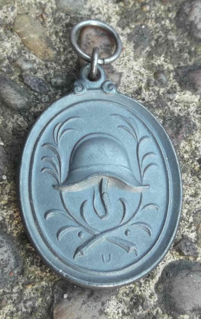 German Bavarian Fire Service Firemen's 25 Years Service Medal
