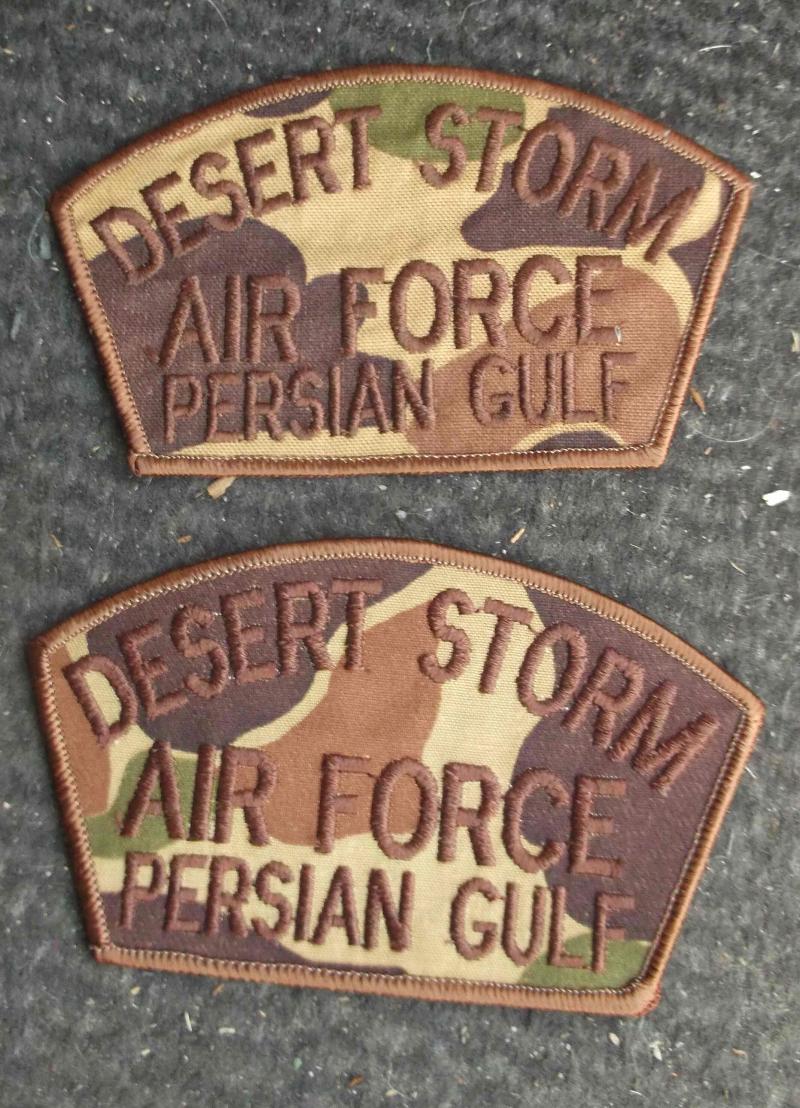 USAF Patches Pair Persian Gulf United States Air Force