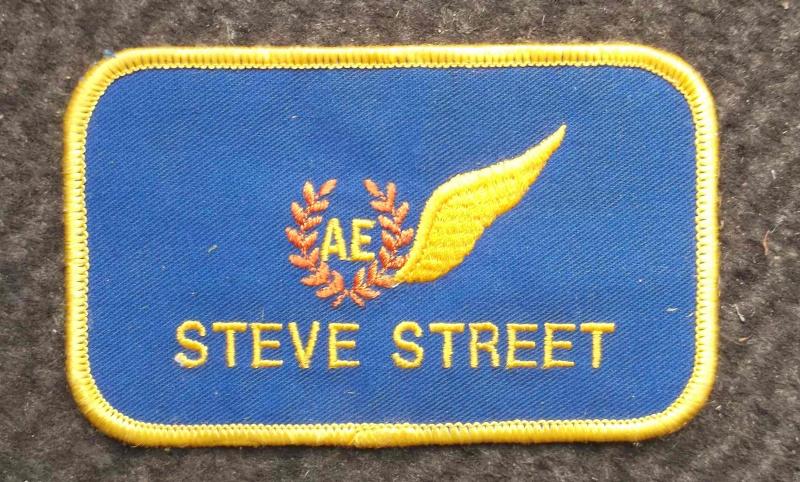 British RAF AE Emblem Patch Air Electrician Royal Air Force