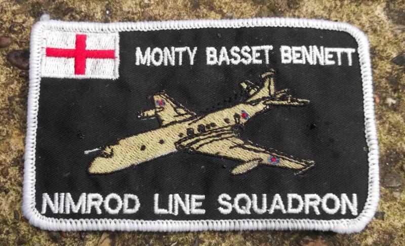 British RAF Veterans Nimrod Crew Badge Patch  Royal Air Force