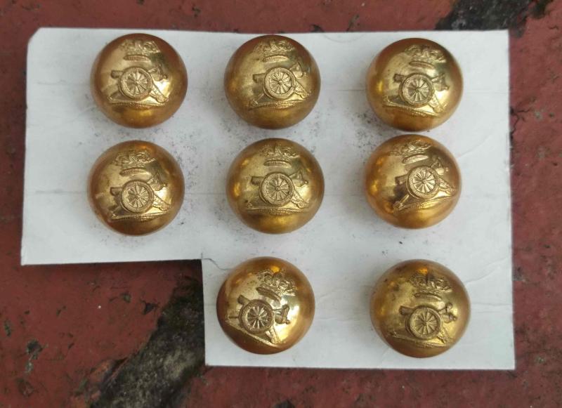 British Army Victorian Royal Horse Artillery Uniform Buttons