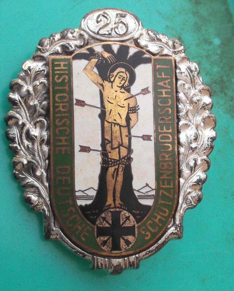 German Shooting Club Members 25 Years Service Award Badge