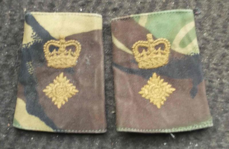 British Army Leutenant Colonel Rank Patches Pair Obsolete