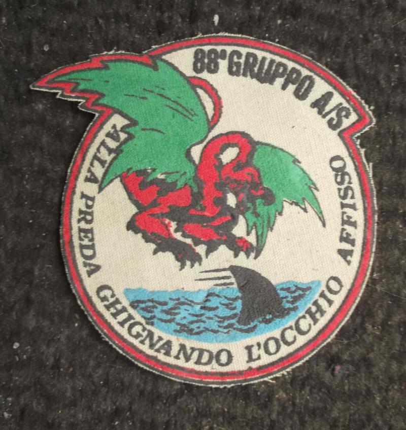 Italy Air Force 88th Group Patch Vintage Italian Squadron