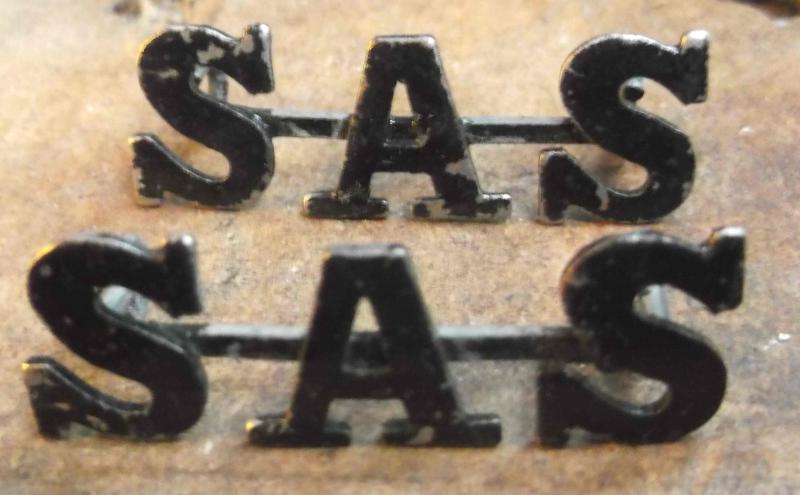 Rhodesian Army SAS Shoulder Titles Pair Special Air Service Rhodesia