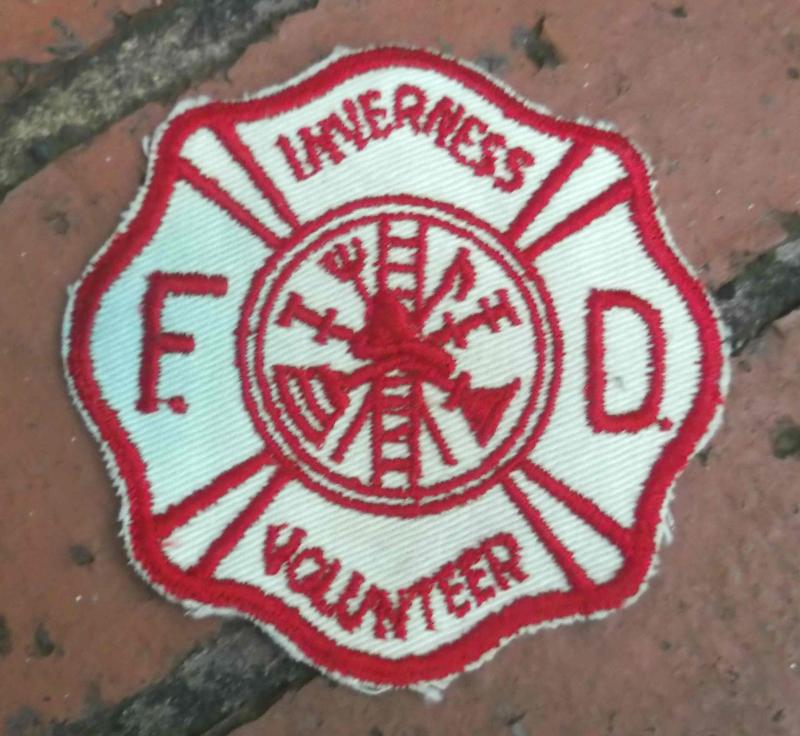 Vintage USA Inverness Fire Department Florida Patch