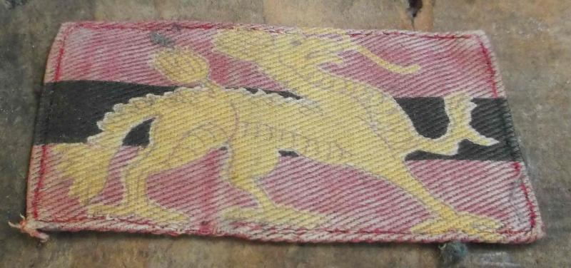 British Army Royal Hong Kong Regiment Patch