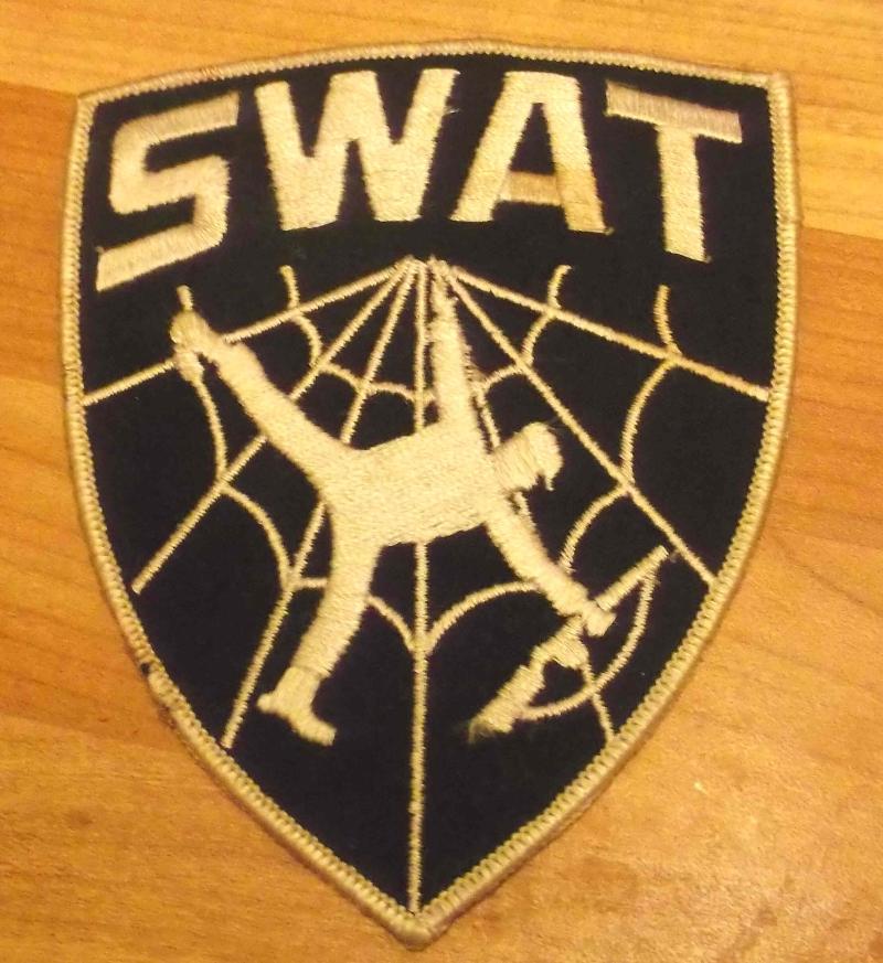Vintage Police SWAT Unit Sleeve Patch US Pattern