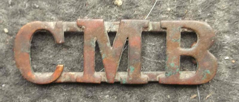 Canadian Army Shoulder Title CMB Canadian Machine Gun Brigade