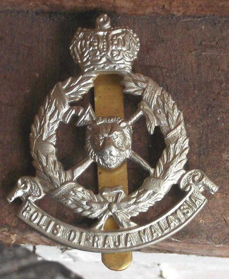 Vintage Malaysian Police Cap Badge Malaysia
