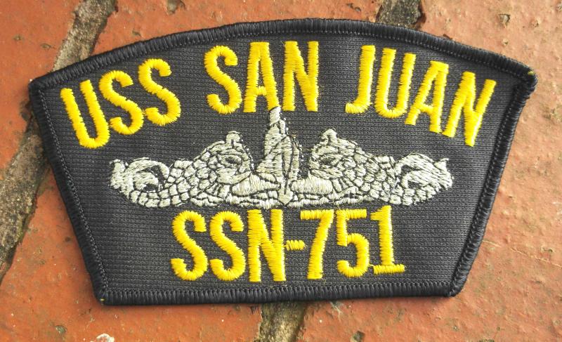 US Navy Former San Juan Submarine Veterans Badge United States Navy