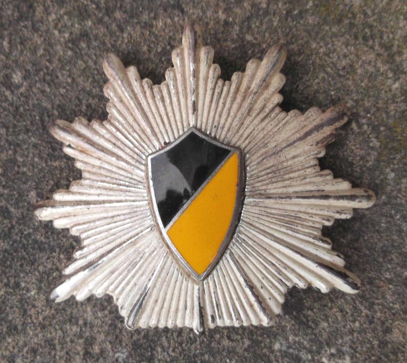 Vintage West German Police Cap Badge Baden Württemberg