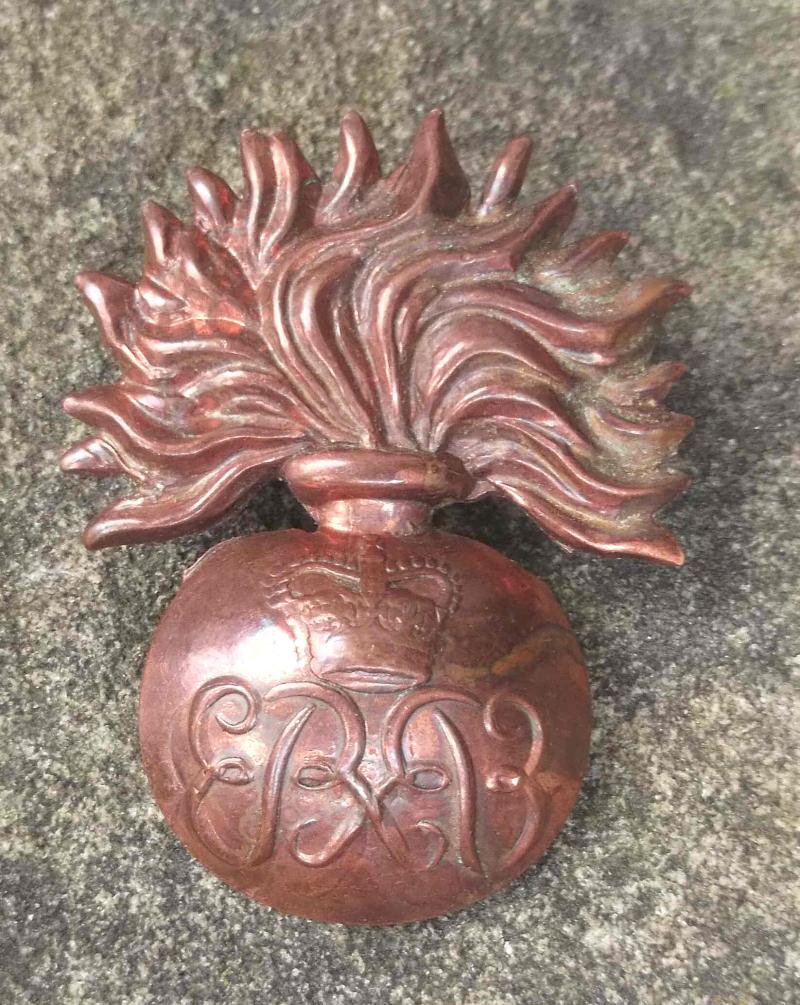British Army Grenadier Guards Factory Reject Cap Badge Core EIIR