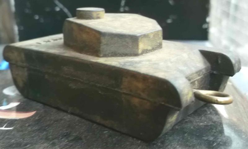 British Army Cold War Era Small Shooting Target Tank Model
