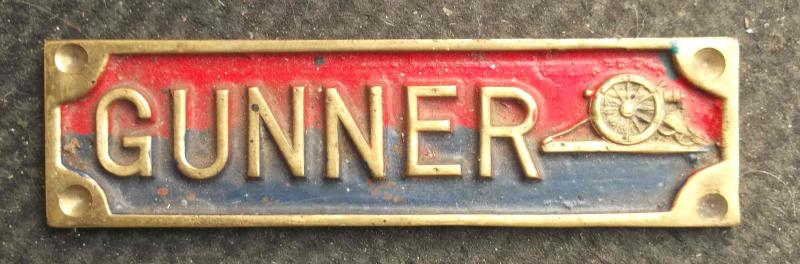 British Army Royal Artillery Commemorative Display Badge RA