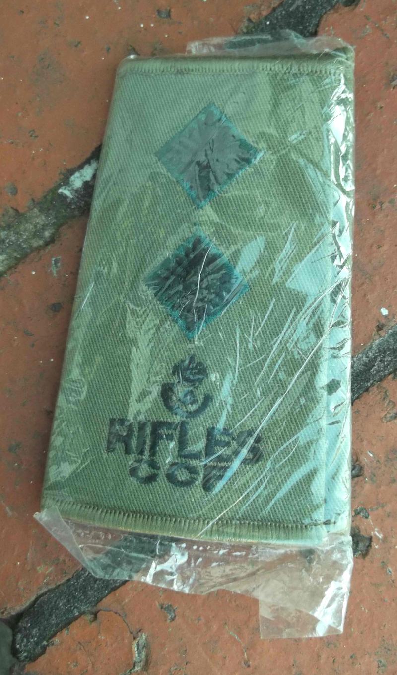 British Combined Cadet Force Officer Epaulettes Rifles CCF